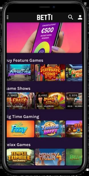 Betti Casino UK Mobile